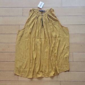 NWT • Catherine Malandrino • Mustard Yellow Tanktop